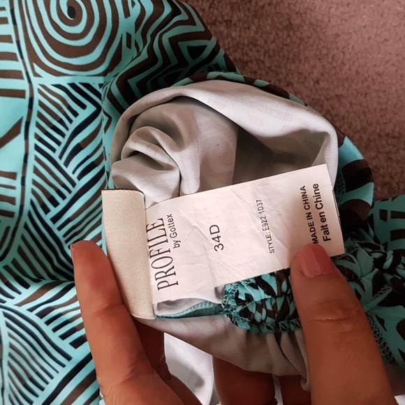 Profile by Gottex Patterned Tankini Swim Top - Picture 2 of 5